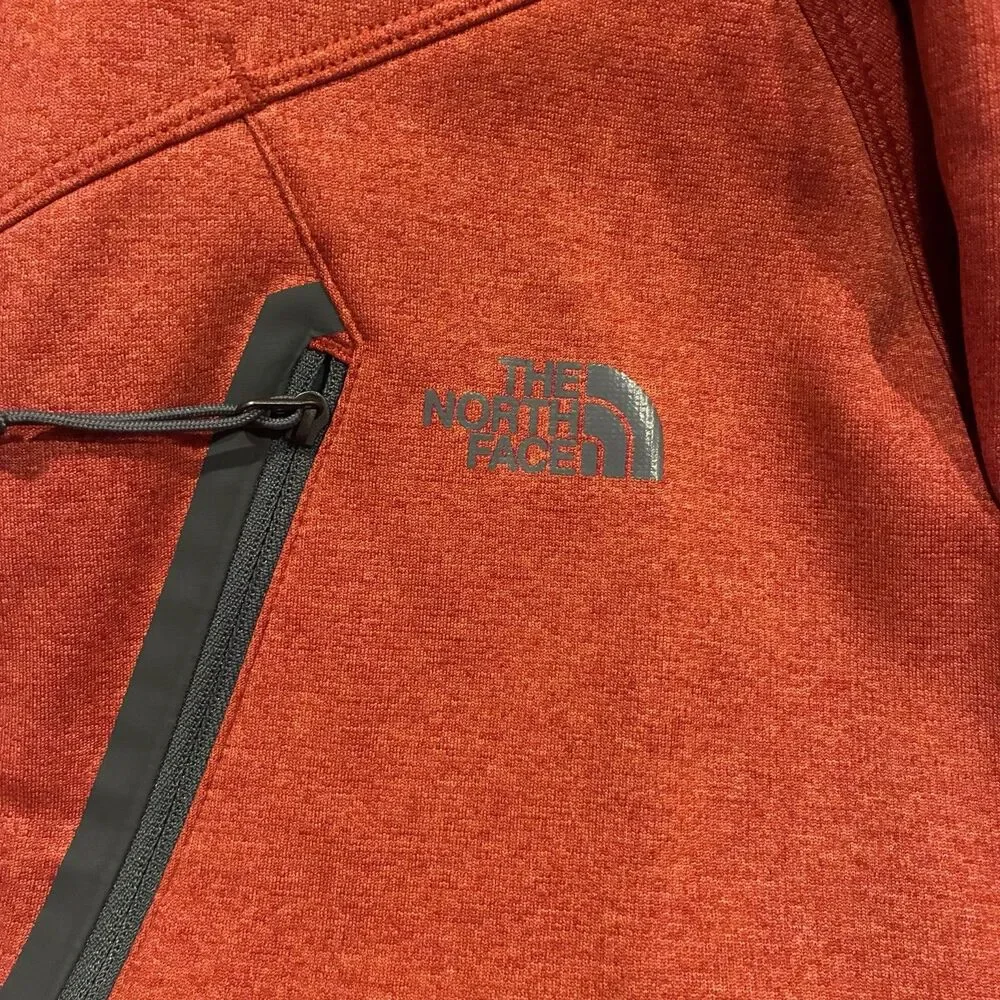 The North Face Canyonlands Pullover Mens L Orange 1/4 Zip Hiking Camping Gorp